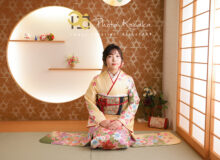 成人式前撮り　スタジオ撮影　振袖レンタル