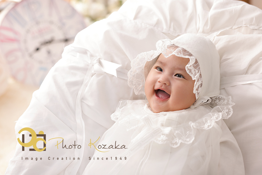お宮参り撮影 洋装 金沢 フォトスタジオ