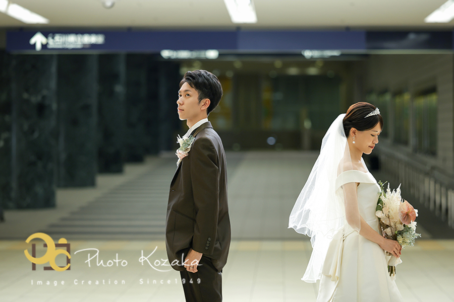 金沢駅 洋装フォトウェディング