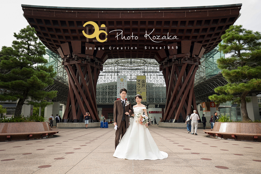 金沢駅 洋装フォトウェディング
