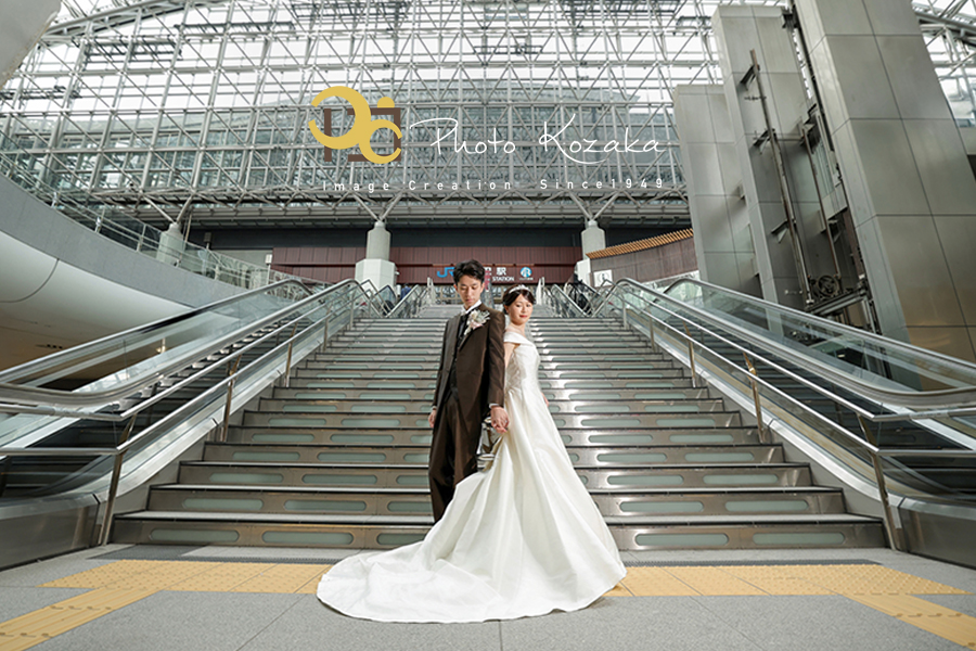 金沢駅 洋装フォトウェディング